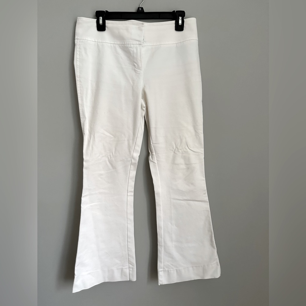 Guess By Marciano, white flare pants size 10